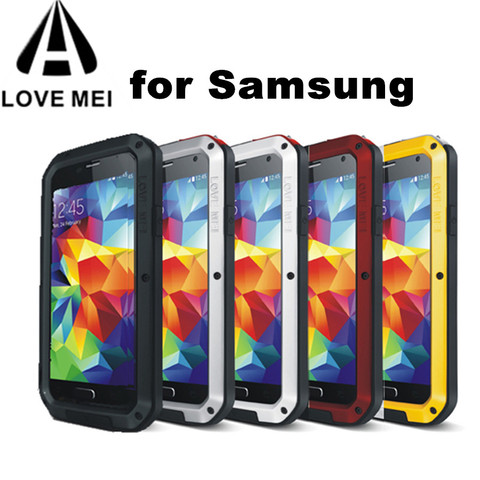 LOVE MEI – coque étanche en métal pour SAMSUNG, compatible modèles Galaxy S10, S21, S9, S20 Plus, S20, FE, Note 10, 9, 8, A5 2017, A6, A8, A8S, A70, A50, A51, A71 ► Photo 1/6