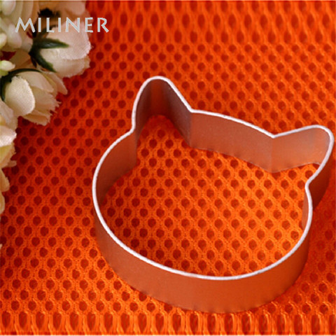 Chat Tête En Forme De Noël Cuisine Outils En Alliage D'aluminium Fondant Cookie Gâteau Sugarcraft De Coupeur De plongeur Livraison Gratuite ► Photo 1/4