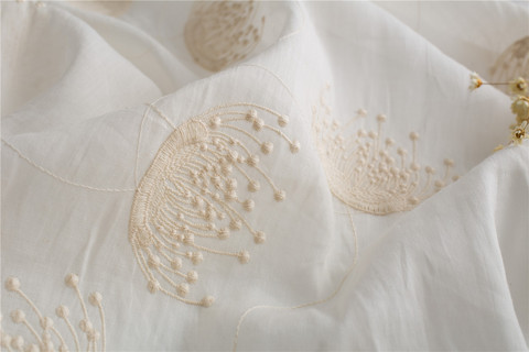 Tissu en coton pour robe et chemise, haute qualité, broderie stéréo, mode cheongsam patchwork ► Photo 1/5