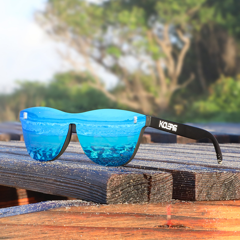 KDEAM Eye-Poping couleur UV400 lunettes de soleil polarisées hommes PA12 plastique titane femmes lunettes sport gafas de sol ► Photo 1/6