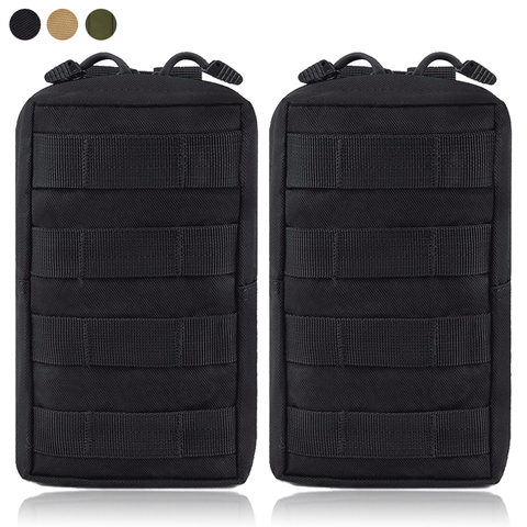 600D tactique Molle poche sac EDC utilitaire poche sacs en plein air chasse taille Pack téléphone poche chasse accessoires ► Photo 1/6