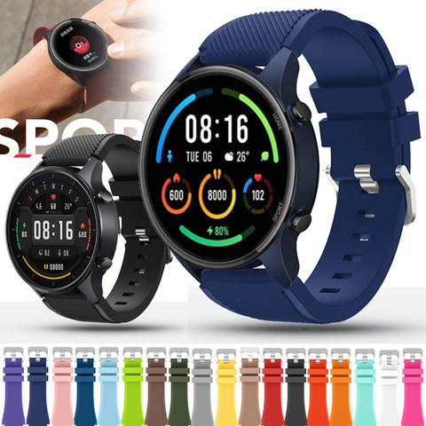 Bracelet en Silicone pour montre Xiaomi MI, couleur, 22mm, édition sport ► Photo 1/6