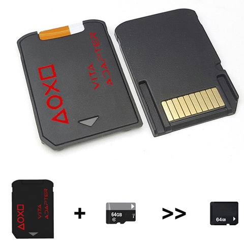 Version 3.0 SD2Vita pour carte mémoire PS Vita pour carte de jeu PSVita 3.65 système 256GB carte Micro SD 1000/2000 ► Photo 1/6