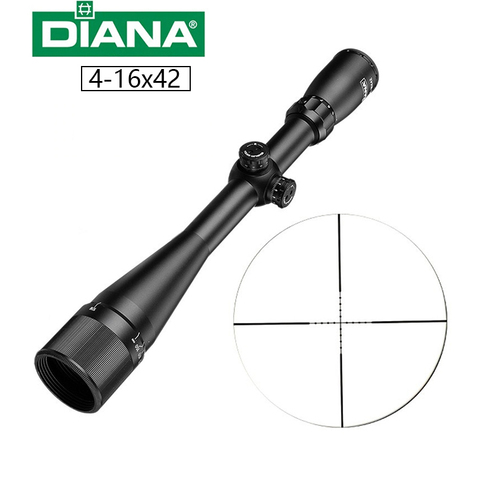 Tactique DIANA 4-16X42 AO, lunette de visée, Mil, réticule de points, vue optique, fusil de chasse ► Photo 1/6