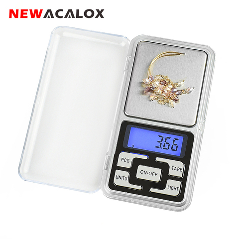 500g x 0.1g Mini Pocket Digital Scale pour Or Sterling Argent Bijoux Échelles 0.1 Unités D'affichage Équilibre Gram Balances électroniques ► Photo 1/6