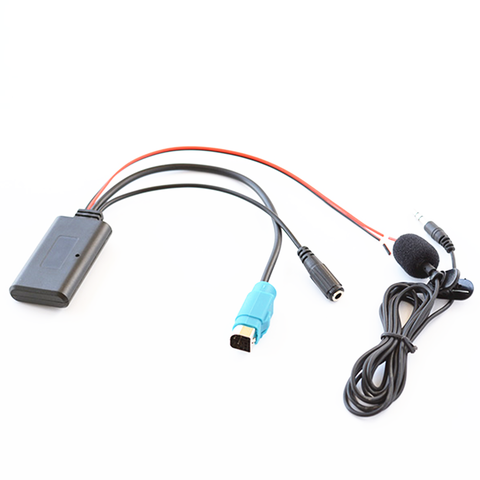 Adaptateur Bluetooth AUX pour voiture, Microphone mains libres, sans fil, Audio, appel téléphonique, pour Alpine 123E 101E 102E 105E 117J 305S CDE ► Photo 1/1