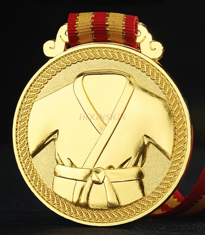 Médaille de Taekwondo en métal, trophée, prix de concours d'arts martiaux et de Sports ► Photo 1/6