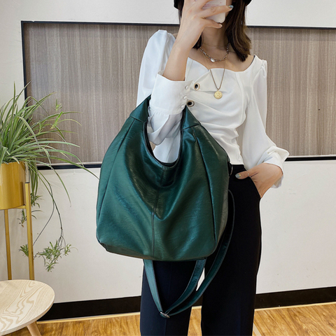 Grand Sac à main pour femmes en cuir Pu épaule Hobo Sac grand luxe fourre-tout Sac à main de haute qualité Femme sacs à bandoulière Sac Femme 2022 ► Photo 1/6