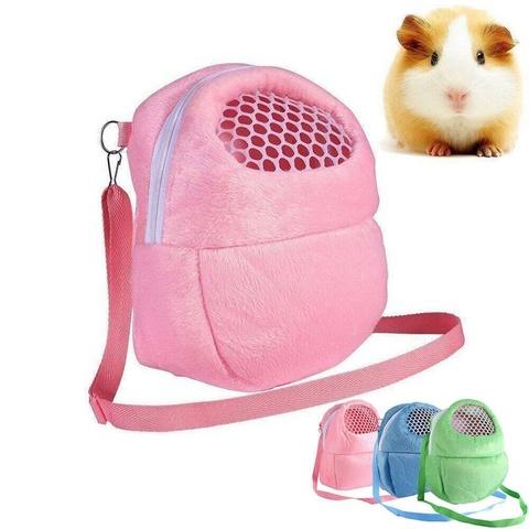 Sac de transport pour animal de compagnie, petit animal de compagnie, Cage à lapin, Hamster, Chinchilla, sacs chauds de voyage, cochon d'inde, pochette de transport, respirant, Cage à Rat ► Photo 1/6