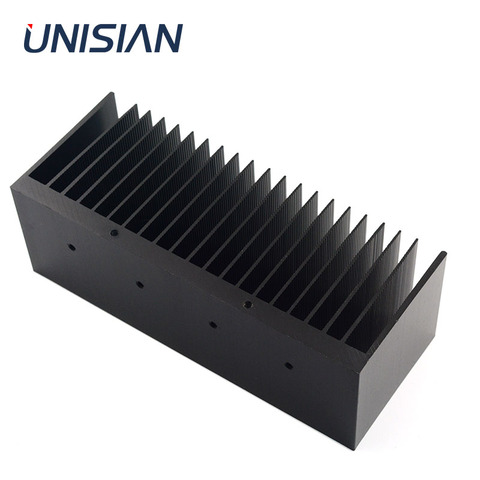 UNISIAN radiateur en alliage d'aluminium IC dissipateur de chaleur électronique puce radiateur refroidisseur de refroidissement pour TDA7293 LM3886 amplificateur 149.5*60*50mm ► Photo 1/6