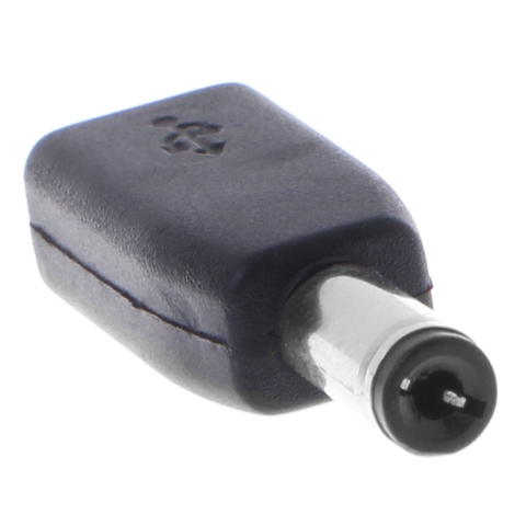 DC 5.5x2.1mm prise mâle vers Micro USB connecteur femelle adaptateur convertisseur de Charge ► Photo 1/5