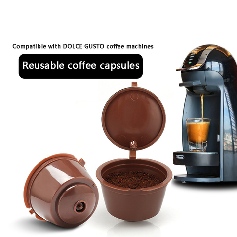 1-2pc Nestlé Dolce Gusto capsule en plastique café capsule filtre réutilisable café capsule ► Photo 1/6