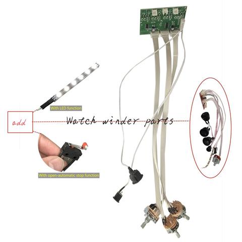 Remontoir de montre pièces bouton à cinq vitesses circuit imprimé support de montre automatique/fonction d'arrêt automatique ► Photo 1/6