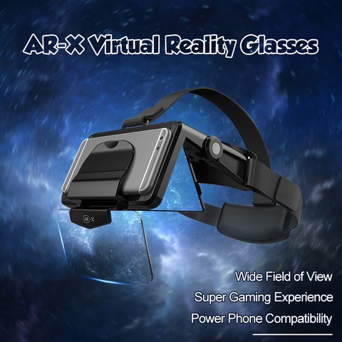 Lunettes de réalité virtuelle 3D - Casque de téléphone intelligent de  réalité virtuelle