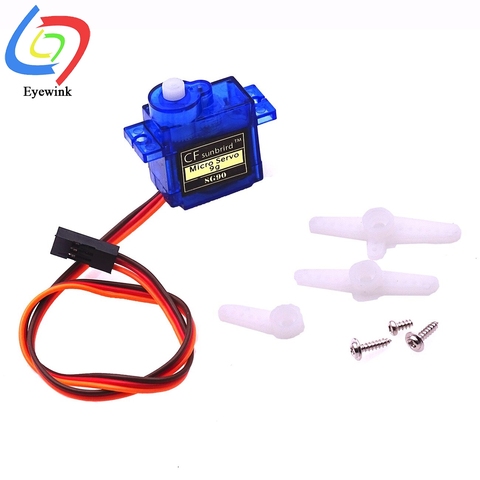 SG90 – Mini Micro Servo 9g, moteur à courant continu à haut rendement, électronique intelligente pour Robots Arduino RC 250 450, hélicoptère, avion, voiture, bateau, bricolage ► Photo 1/2