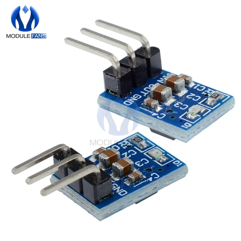 5 pcs 5 v À 3.3 v DC-DC Abaisseur D'alimentation Module Buck AMS1117 800MA Automatique Boost Réglable Conseil commencer Tension Limite ► Photo 1/6