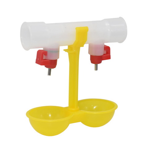 Fontaine à boire pour poulet 25cm, gobelet à Double suspension, abreuvoir à mamelon, équipement pour poulet, caille, vente en gros, 10 pièces ► Photo 1/6