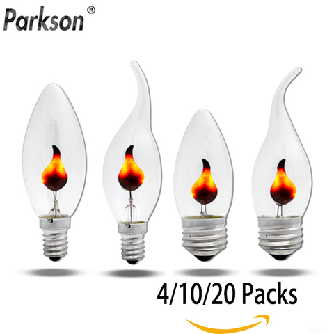 Edison – Ampoule Led bougie effet flamme, E14, E27, 3W, ac 220v, éclairage décoratif pour la maison ► Photo 1/6