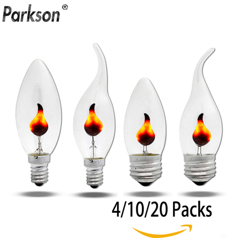 Edison – Ampoule Led bougie effet flamme, E14, E27, 3W, ac 220v, éclairage décoratif pour la maison ► Photo 1/6