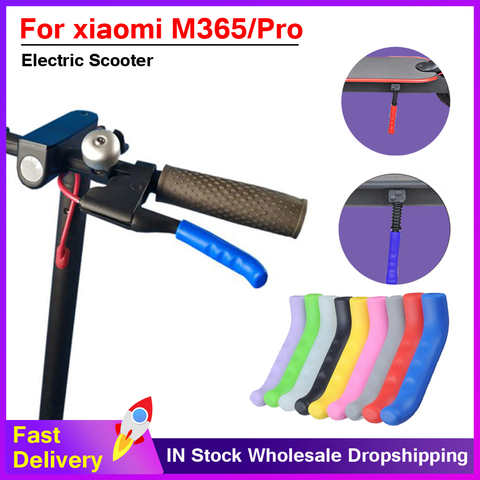 Housse de poignée de frein pour xiaomi mijia M365 PRO, accessoires antidérapant, étui de support pour pied de skateboard, 2 pièces ► Photo 1/6