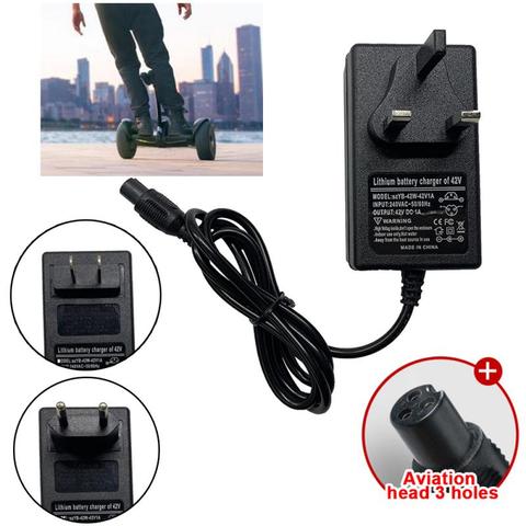 42V 1A pour Xiaomi/Hoverboard Balance voiture électrique Scooter adaptateur secteur chargeur US/ue/royaume-uni Plug Mini Hoverboard chargeur 110 ~ 240V ► Photo 1/6