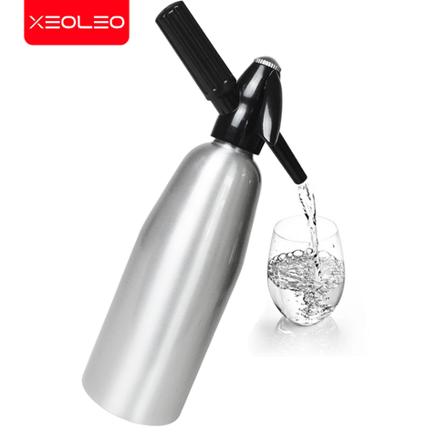 XEOLEO – machine à Soda Portable, 1000ml, pour faire des bulles d'eau, pour faire soi-même des boissons carbonatées, Siphon Na2CO3, pour Cocktail, CO2 ► Photo 1/6