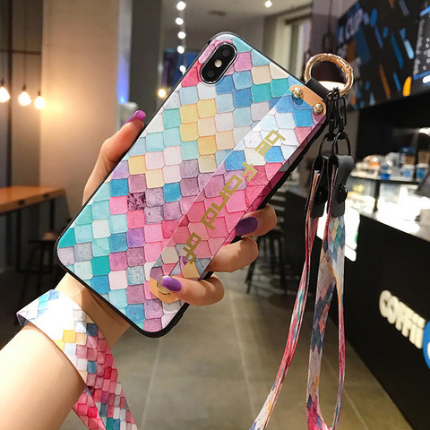 Magnifique Étui de Téléphone Pour Samsung Galaxy A50 A51 A71 A70 A31 A41 A81 A91 S9 S8 S10 lite S20 Ultra Note 20 Ultra 8 9 10 plus couverture ► Photo 1/6