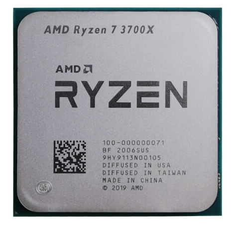 AMD Ryzen 7 3700X R7 3700X 3.6 GHz huit cœurs seize fils processeur d'unité centrale 7NM L3 = 32M 100-000000071 Socket AM4 neuf mais pas de ventilateur ► Photo 1/1