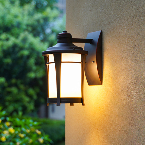 Moderne européen verre extérieur étanche à la pluie applique murale jardin lumière cour couloir proch villa balcon lampe lampe extérieure ► Photo 1/6