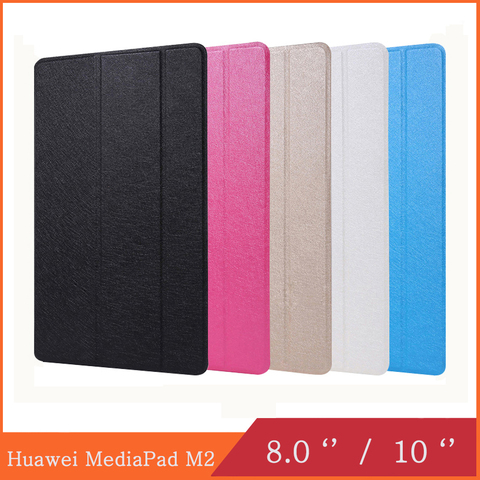 Coque à rabat en cuir pour Huawei MediaPad M2, étui pour tablette, 8.0, 10, M2-801W, M2-803L, M2-802L, M2-801L, M2-A01W ► Photo 1/6