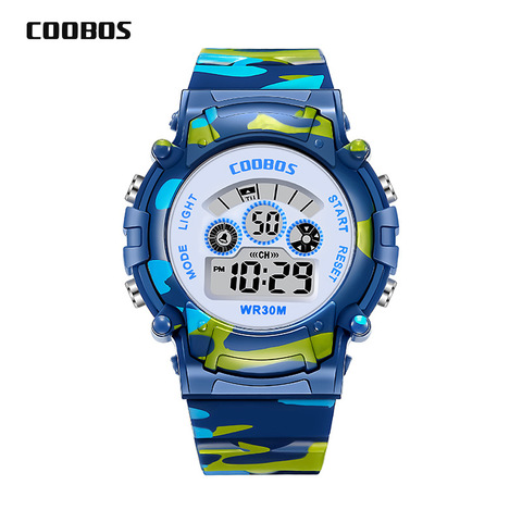 Montres pour enfants, montre-Bracelet numérique à LED, sport de plein air, pour garçons et filles, horloge électronique avec Date ► Photo 1/6