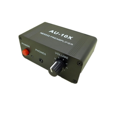 Préamplificateur de Signal Audio de musique stéréo DC 12V NE5532, carte d'amplification pour casque d'écoute, Gain 20db RCA 3.5MM, contrôle du Volume de la tonalité ► Photo 1/6