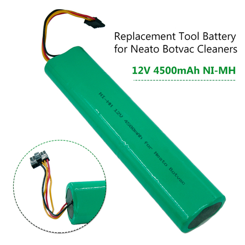 Batterie de remplacement Rechargeable NI-MH 12V 4500mAh pour batterie d'aspirateur Neato Botvac 70e 75 D75 80 85 D85 D80 ► Photo 1/6