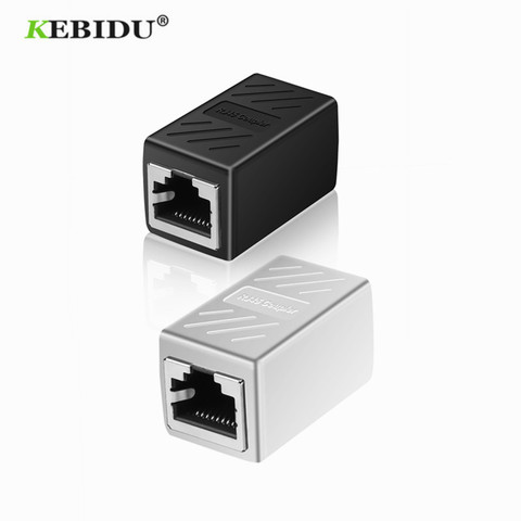 Kebidumei – connecteur séparateur Ethernet LAN femelle à femelle, tête de transfert, câble réseau d'extension RJ45 CAT 5 5E 6 6a ► Photo 1/6