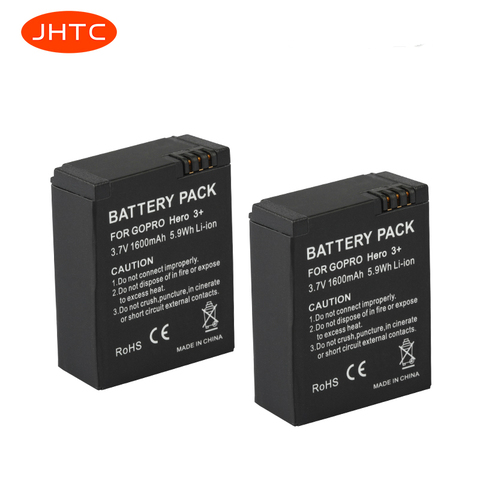 Batterie de caméra AHDBT-201/301 1600mAh, Standard, pour Gopro Hero 3 3 +, vérification 201/ahdbt-301 pour Go Pro 3 3 + ► Photo 1/5