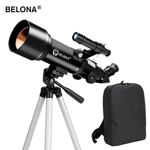 Télescope astronomique F40070M HD avec trépied, monoculaire, observation de la lune et des oiseaux, cadeau pour enfants, adaptateur de téléphone, portée BLT-01 ► Photo 1/6