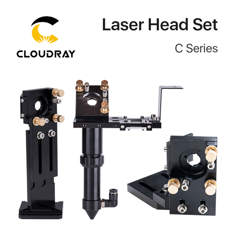 Cloudray – ensemble de lentilles de tête Laser CO2 D18 FL38.1 D20FL50.8/63.5/101.6mm, miroir intégré Dia25 pour Machine de découpe Laser ► Photo 1/6