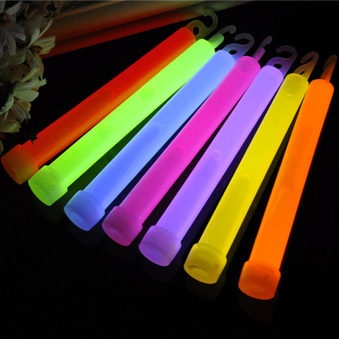 Bâtons lumineux de qualité industrielle 6 pouces, 10 pièces, lampes d'urgence de Camping de fête, Glowstick chimique Fluorescent ► Photo 1/6