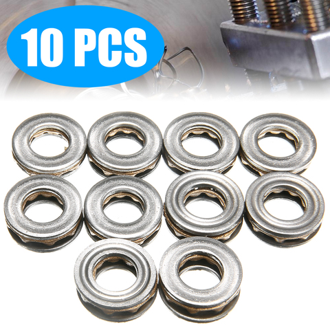 10 pcs Pratique Miniature Poussée Roulements F8-16M Métal Axial Roulement À Billes Set 8x16x5mm Pour Le Matériel accessoires ► Photo 1/1