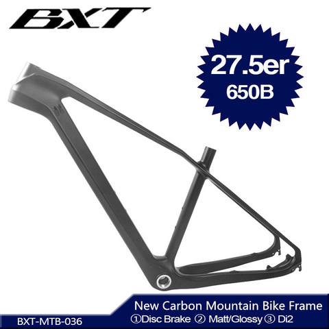 2022 nouveau BXT plein carbone vtt cadre 27.5er cadre carbone t800 carbone VTT cadre 27.5 super léger cadre de vélo ► Photo 1/6