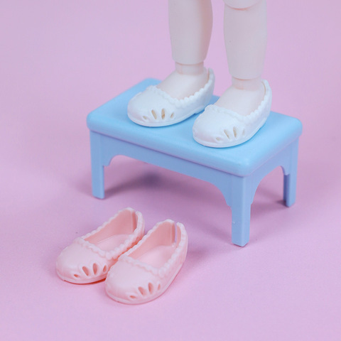 Nouveau 16 Cm poupée chaussures mode 1/12 BJD poupée chaussures Mini plastique chaussures poupée accessoires enfants jouets BJD accessoires ► Photo 1/6