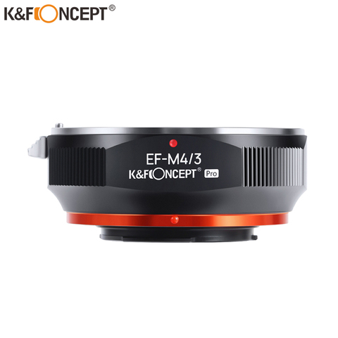 K & F Concept EOS EF objectif vers M43 M4/3 adaptateur de monture pour objectif Canon EOS EF vers adaptateur d'objectif M4/3 MFT ► Photo 1/6