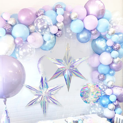 3 pièces grand brillant Laser fête bricolage suspendus ornement étoile pendentif anniversaire mariage babyshowfestival fête hiver noël décor ► Photo 1/6