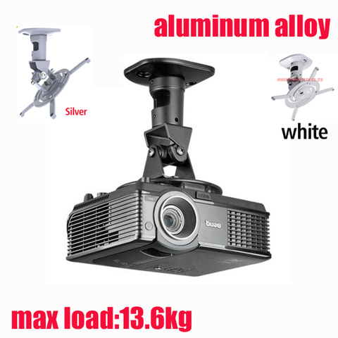 D-mount 13.6kg universel plein mouvement inclinaison pivotant en aluminium projecteur monté au plafond support ► Photo 1/4