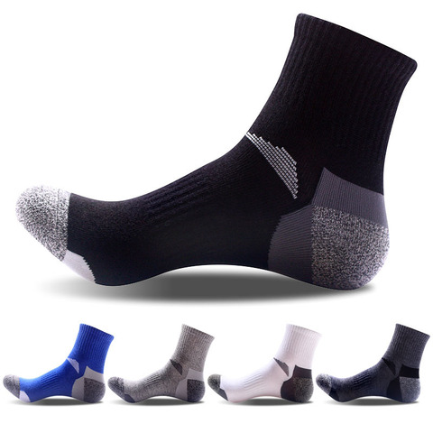 2022 nouveau 5 paires/lot respirant affaires décontracté coton hommes équipage chaussettes haute qualité marque noir Sport chaussettes mâle taille 40-45 ► Photo 1/6