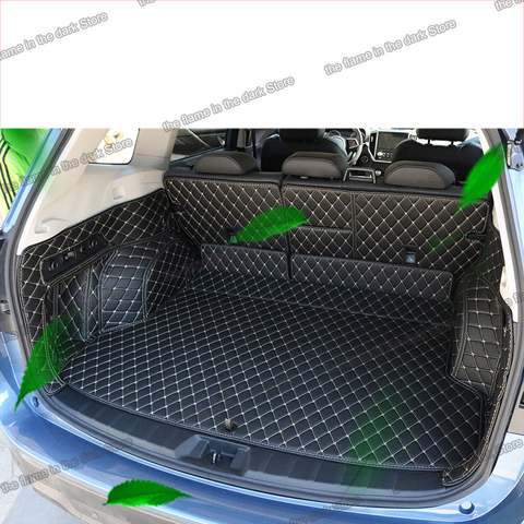 Lsrtw2017 – tapis de coffre de voiture en fibre de cuir, pour subaru forester 2022 SK 2022, doublure de coffre arrière, bagages auto ► Photo 1/6