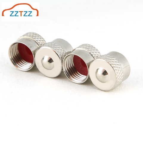 12 Pcs/Lot valve de pneu de voiture Tiges Cap Moletage Style Pneu capuchon de valve en aluminium de Roue De Pneu Souches Air capuchon de valve s Antipoussière Caps ► Photo 1/6