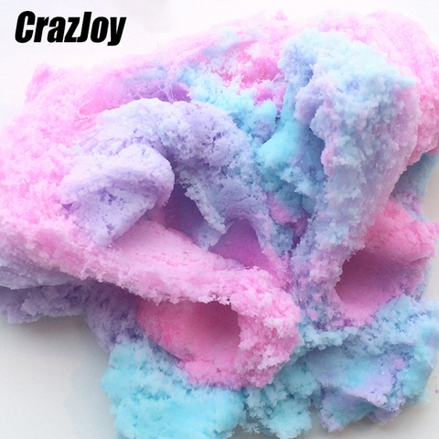 Breloques Antistress en polymère coloré, nuage visqueux, tout pour Slimes, coton, argile cristal, fournitures de Plasticine, jouets pour enfants, 2022 ► Photo 1/6