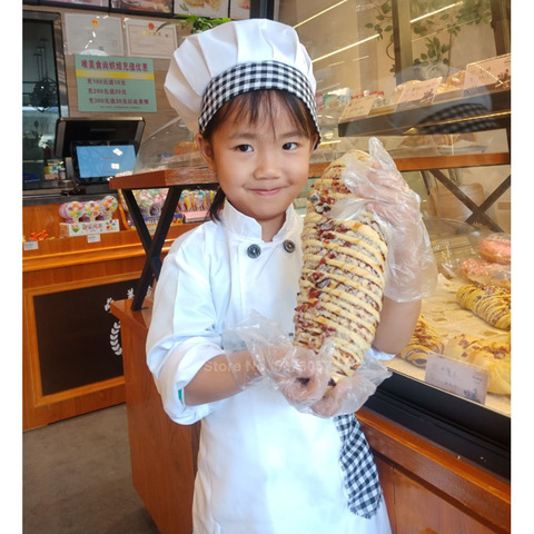 Uniforme de Chef de Service alimentaire pour enfants, Costumes d'halloween pour enfants, garçons et filles, jeu de rôle, maître cuisinier, Performance de Cosplay, noël ► Photo 1/6