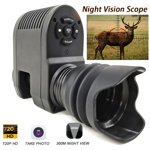 Conception intégrée Megaorei3 portée de Vision nocturne pour fusil optique vue télescope caméra de chasse NV007 peut prendre des photos et des vidéos ► Photo 1/6